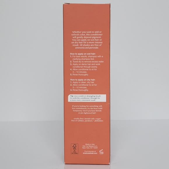 Kristin Ess Color Depositing Conditioner 6.7 Oz Terracotta Semi-Permanent NEW - Picture 4 of 6